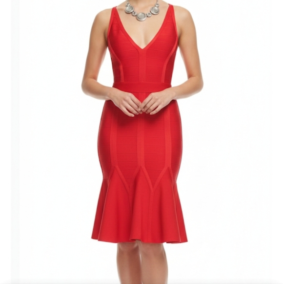 Topshop Dresses & Skirts - Nwt Topshop Red Sleeveless Fit and Flare Bodycon Dress